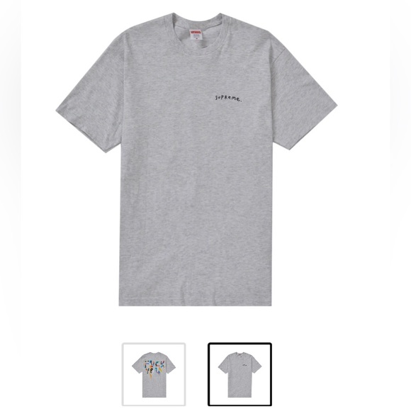 SUPREME Authentic Ying Yang “F*%# You” graphic tee. NEW - Picture 7 of 11